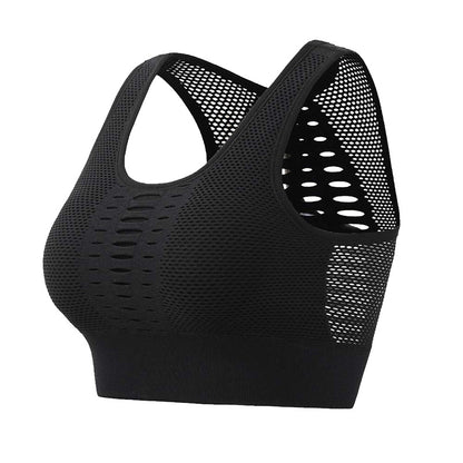 Soutien-gorge de sport sexy et respirant en maille pour femme