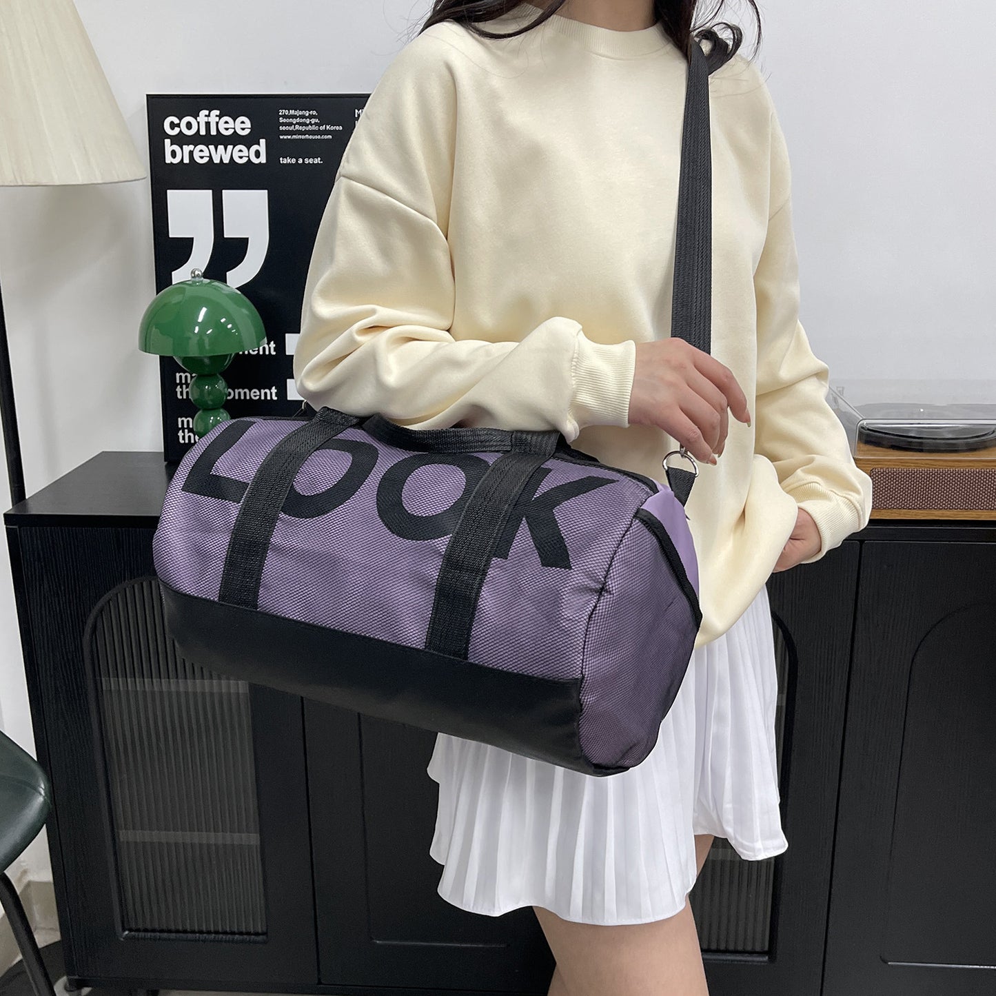 Sac de sport avec séparation sèche et humide pour le sport et le yoga
