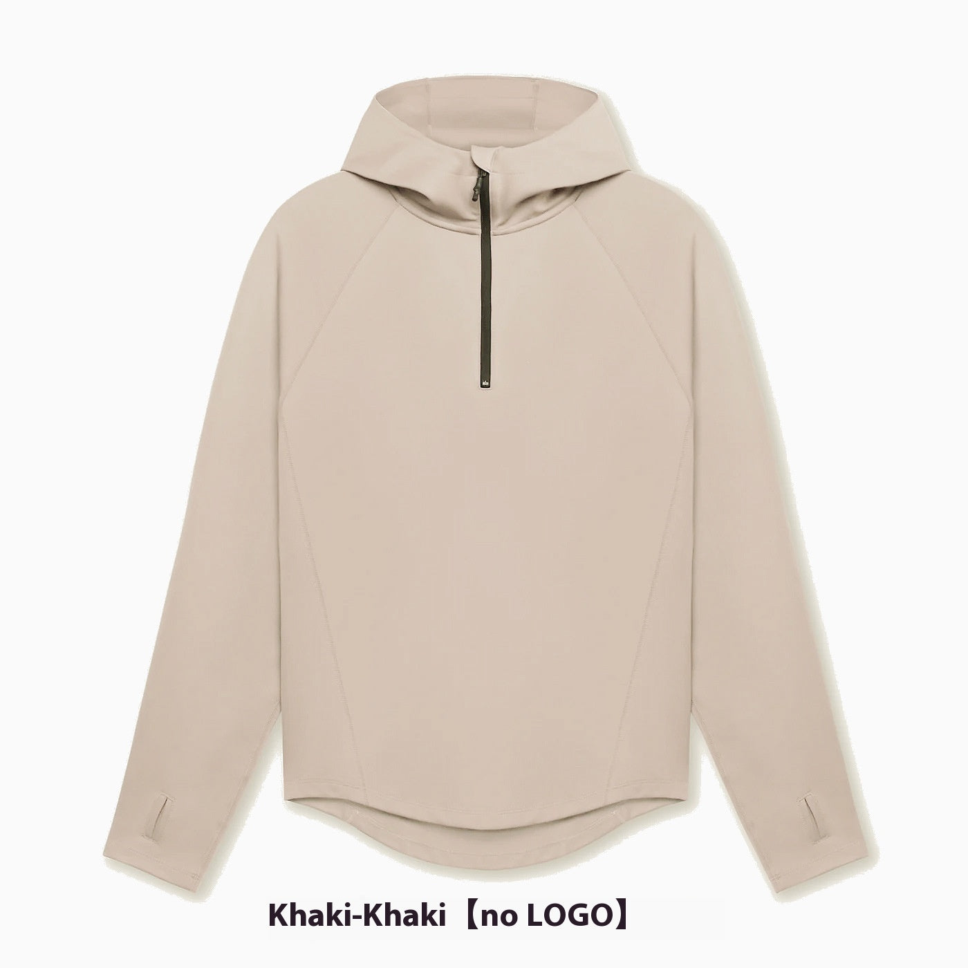 Veste de sport homme à demi-zip et capuche, coupe ample, idéale pour le printemps, l'automne et l'hiver.